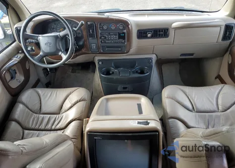 1999 Chevrolet Express G1500 z USA, uszkodzony, nr VIN 1GBFG15R2X1123701